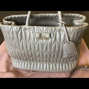 Authentic Miu Miu bag nude pink